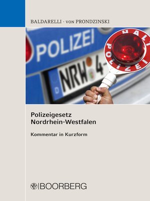 cover image of Polizeigesetz Nordrhein-Westfalen